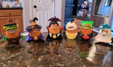 Lot 6 Vintage McDonald  s Chicken McNugget Buddies Halloween Frankenstein Ghost