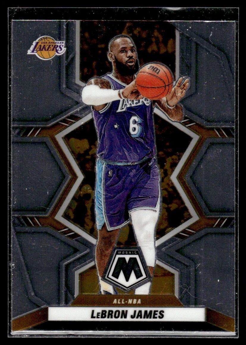 2021-22 Panini Mosaic LeBron James Los Angeles Lakers #286 All-NBA | eBay