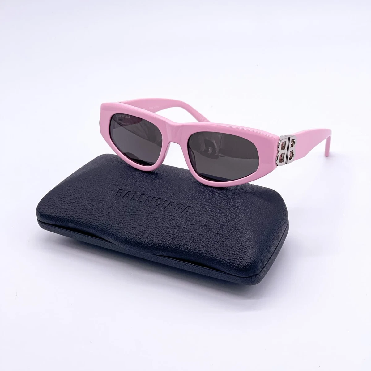 NEW BALENCIAGA BB0095S 013 BALENCIAGA PINK GREY SUNGLASSES  display picture 3