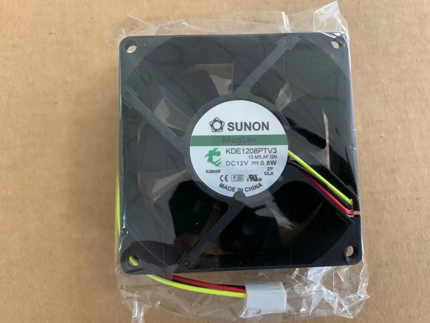 for 1pc SUNON 8025 KDE1208PTV3 fan DC12V 0.8W 3pin