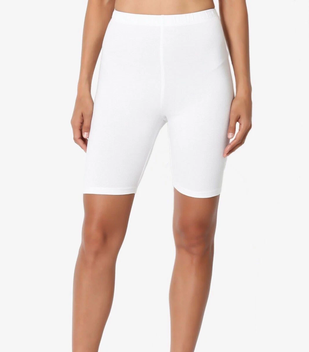 Cycling shorts white sale