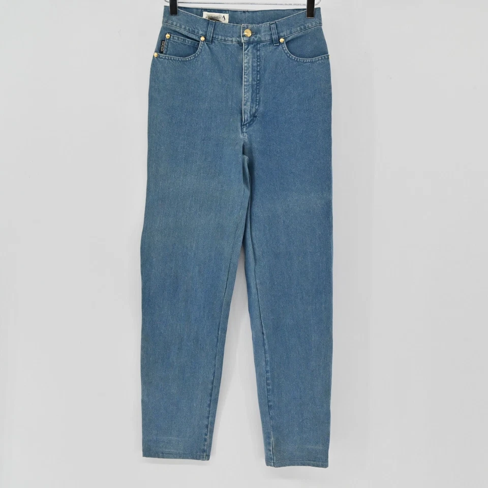 Jeans ESCADA Feminino Tamanho 40 Perna Reta Azul Jeans Cintura Alta Ajuste Clássico - Imagem 4 de 4