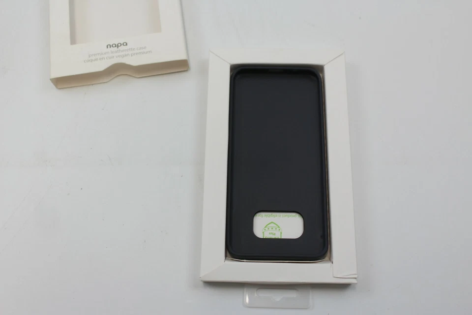 Moshi Napa Premium Leatherette Case for Samsung Galaxy S8+ Black NIB - Image 2 of 4