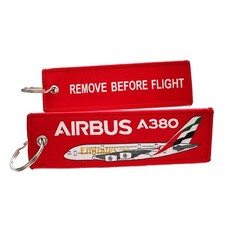 Keyring EMIRATES AIRWAYS Airbus A380 Tag