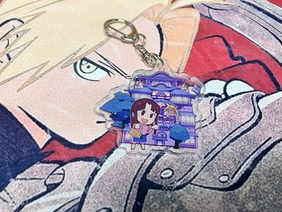 Studio Ghibli Spirited Away Lin Anime doppelseitiger Schlüsselanhänger