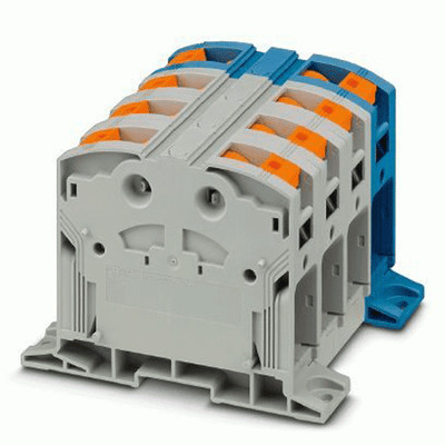 Phoenix Contact 4-Position High Current Terminal Block 3215034 PTPOWER150-3L/N-F