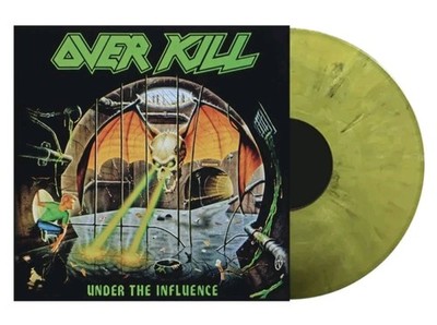 NEW Overkill 'UNDER THE INFLUENCE' Yellow Marble Vinyl LP Album SEALED (2023)