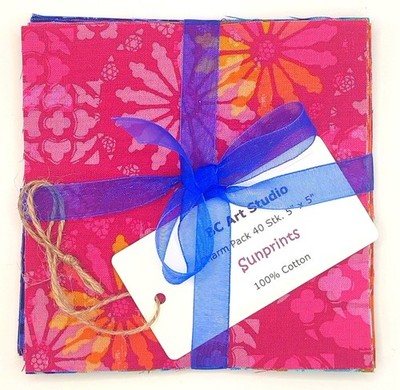 Charm Pack Alison Glass Sunprint 5'' 40 Stk.  Andover Patchwork Regenbogenfarben