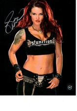 Lita WWF Diva Promo 8x10 Autographed Photo in Silver Sharpie