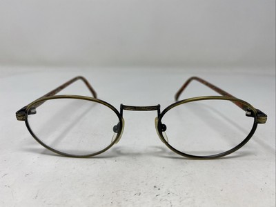 Mascot 4 22KGP 48-20-135 Antique Gold Metal Full Rim Eyeglasses Frame Y549