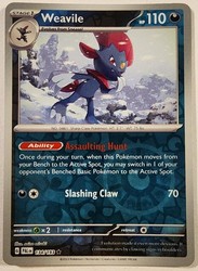 Weavile 134/193 Paldea Evolved Reverse Holo