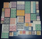 US STAMP COLLECTION OLD  FLAT PLATE ROTARY OFFSET REG ISSUES (104) UNUSED SOUND