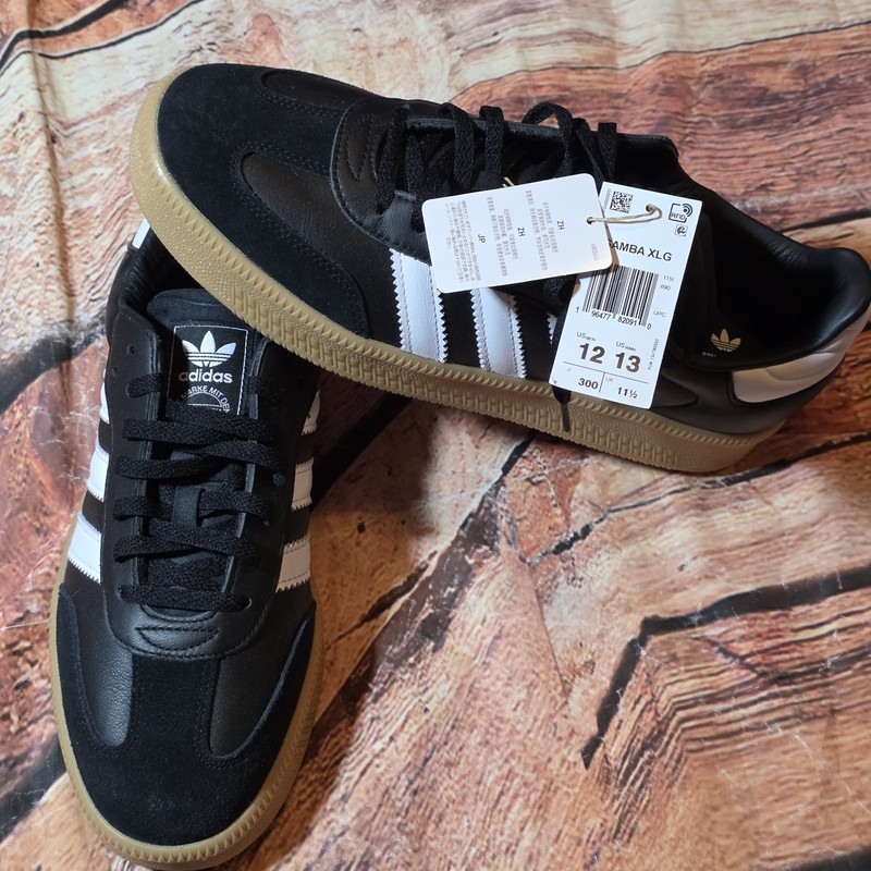 Adidas Samba XLG IE1379 Black White Gum Men Size 12 Sneakers