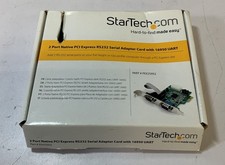 StarTech PEX2S952 2 Port Native PCI Express RS232 Serial Adapter Card "F6B"