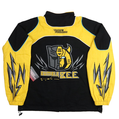 Transformers Bumblebee Racing Jacket Coat Men's Extra Large Embroidered Autobots