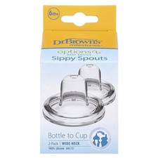 Options   Baby Bottle, Sippy Spouts, 6 Months , 2 Pack