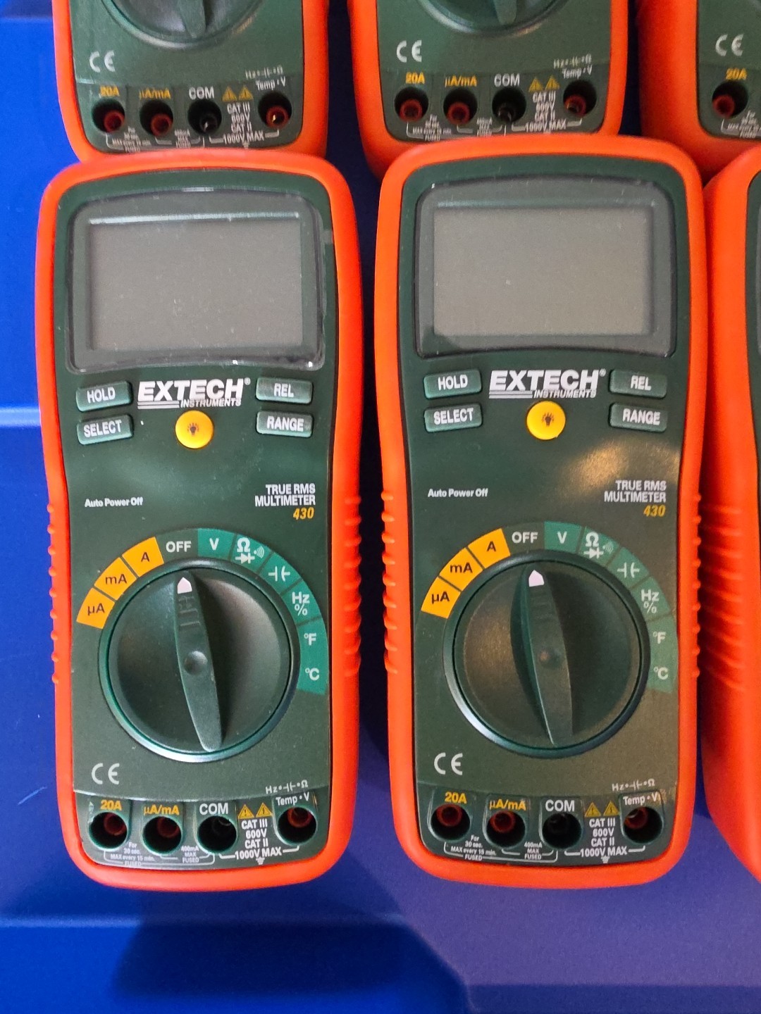Extech Instruments 디지털 True RMS 멀티미터 430 8개 세트 (측정기 본체만) 3