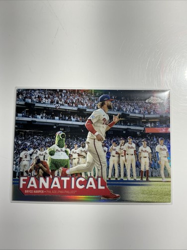 2025 Topps Chrome Bryce Harper #Fan-15 Fanatical Case Hit SSP Phillies MLB