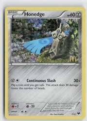 Honedge 007/012 McDonald's Promo 2014 Holo
