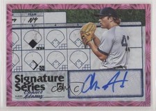 2019 Panini Donruss Signature Series Pink Firework Chance Adams #SS-CA Auto jn3