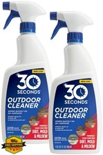 30 SECONDS Outdoor Mold Mildew Stain Remover Spray 32 oz 2 Pack 1.31 per fl oz