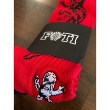Chrome Hearts FOTI Socks Red Skull Jarvis Harris Teeter Medium US 5-8 New