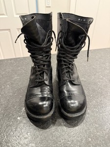 H876◇USA製【Corcoran Quality】ビンテージ 米軍ブーツ 黒 ブラック