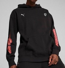 Sudadera con capucha PUMA x Ferrari Race neón negra roja para hombre talla L Las Vegas Mansion 627062-01