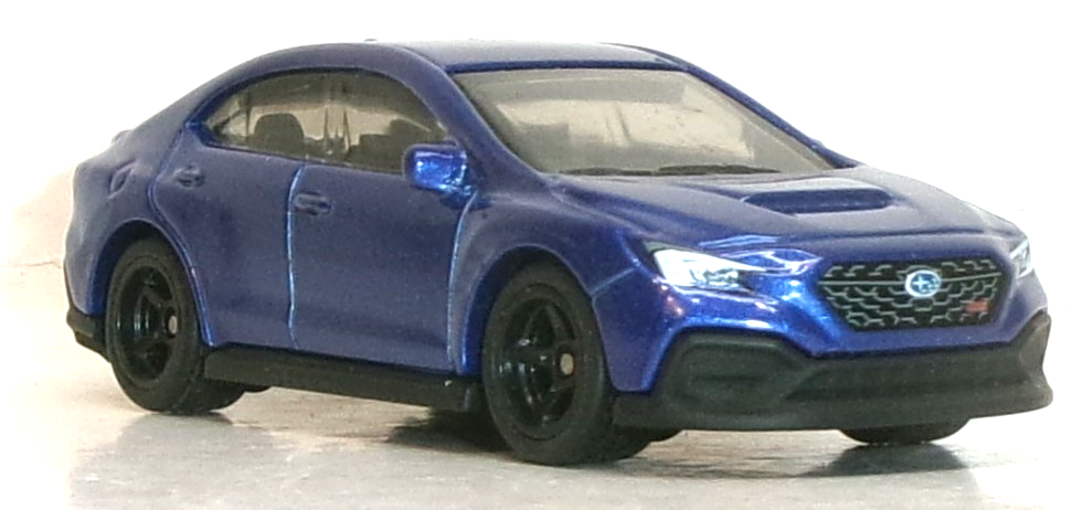 LOOSE 2025 MATCHBOX 1:64 BLUE 2024 SUBARU WRX S4 STi WHEEL SWAP