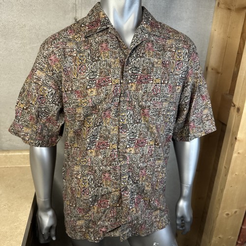 Teva All Over Print Hawaiian Shirt Men’s XL Multicolor