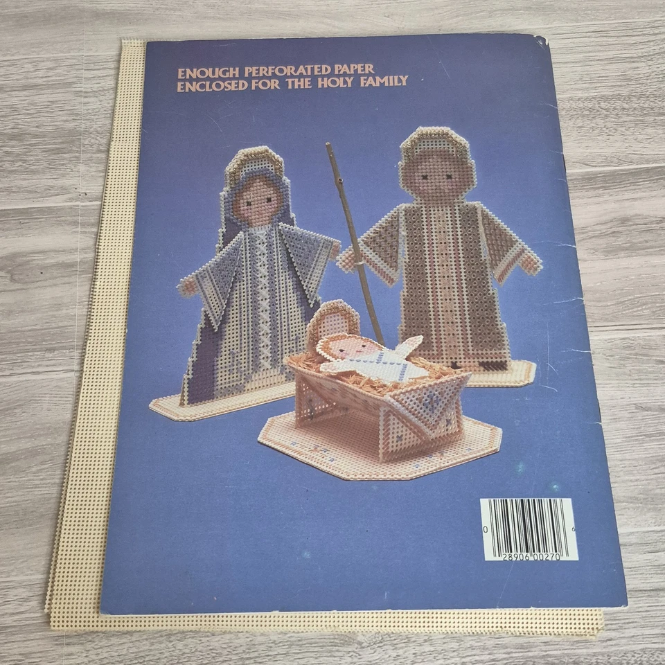 NATIVITY 2d DIY Cross Stitch Leaflet VTG Paper Craft Dick Martin Christmas Jesus - Image 2 of 4