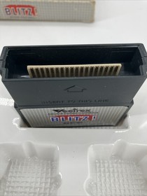 Vintage 1982 Blitz! Action Football Vectrex Video Game Cartridge Manual in Box