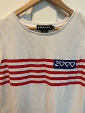 VTG Y2K Red/White/Blue Dress NWT Size Med RICHARD SPORT Cotton Knit Sleeveless