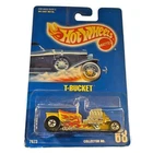 Vintage Die Cast Hot Wheels Collector #68 T-Bucket Car W/Flame Design 7673 1991