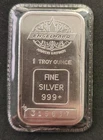 Engelhard 1 oz Silver Bar - Maple Leaf - Blank Reverse - Low Mintage