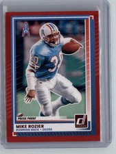 2025 Donruss #152 Mike Rozier Press Proofs Red