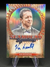 2024 Topps Chrome Baseball Seamhead Signatures Ken Rosenthal SSP Auto /99