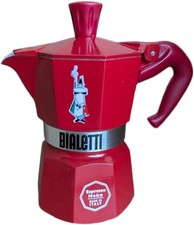 BIALETTI MOKA EXPRESS 1 TAZZA OMINO COD 9037 ROSSA LIMITED EDITION