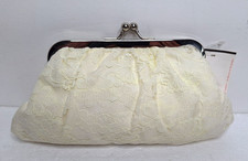Lace Ivory Clutch Strap Evening Wedding Purse