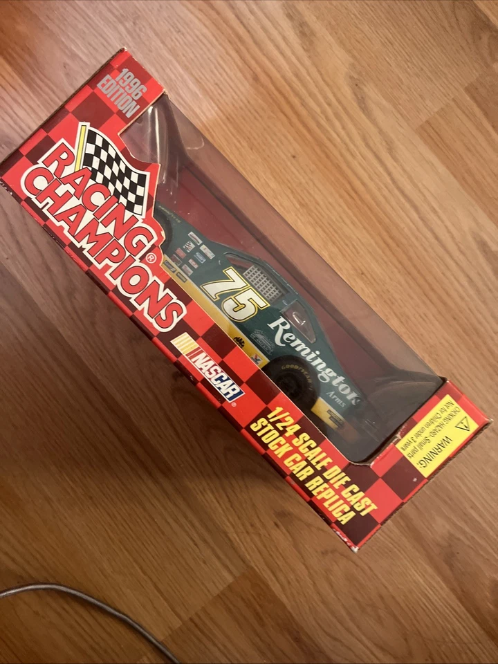 Réplica de coche fundido a presión Racing Champions 1:24 - Morgan Shepherd, #75, Remington, 1996 Foto 2 de 3