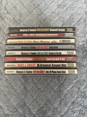 Reno And Smiley CD Lot 8 Discs King Records