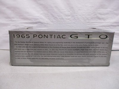 Sun Star 1965 Pontiac GTO 1/18 Blue | eBay