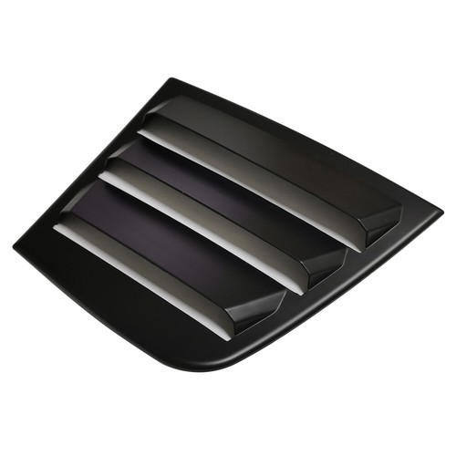 Black Side Window Louvers Air Vent Scoop Shades Cover For Dodge Charger 2011+ - Foto 8 di 11
