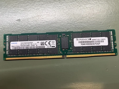 Samsung M393A8G40MB2-CVFBY 64 GB DDR4 PC4-2933Y 2Rx4 RDIMM 288 ECC Reg 2933 RAM