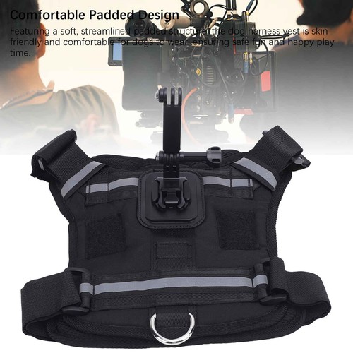 Dog Harness Mount for Action Camera Nylon Chest and Back Fixation Pet GFL - Picture 12 of 12
