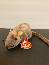 TY Original 1999 Beanie Baby TIPTOE the Mouse NEW with MINT Tags, Rare, Retired