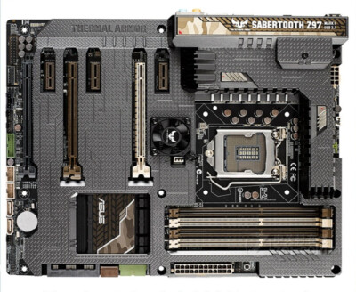 For ASUS SABERTOOTH Z97 MARK 1 Motherboard DDR3 LGA1150 Desktop Mainboard