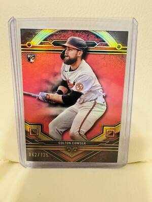 2024 Topps Triple Threads Colton Cowser Pink Parallel 62/125 SP Rookie