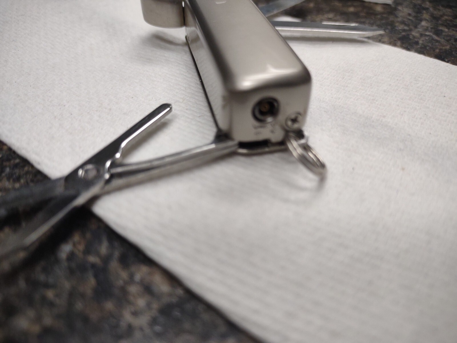 Vintage Kowell MultiPurpose Lighter, Knife, Scissors, File ***New in