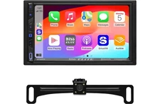 BOSS Elite BE7ACP.XC DDIN Car Stereo, Apple CarPlay, Android Auto, Backup Camera